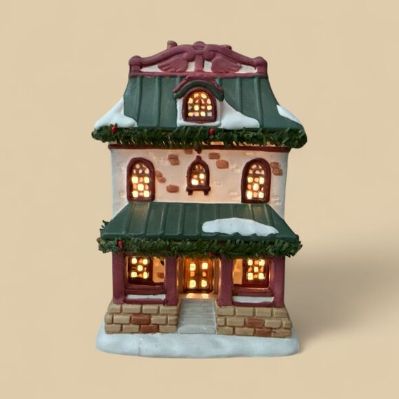 The Old Granville House of Bedford Falls | Illuminated Porcelain Building - Picture 1 of 11